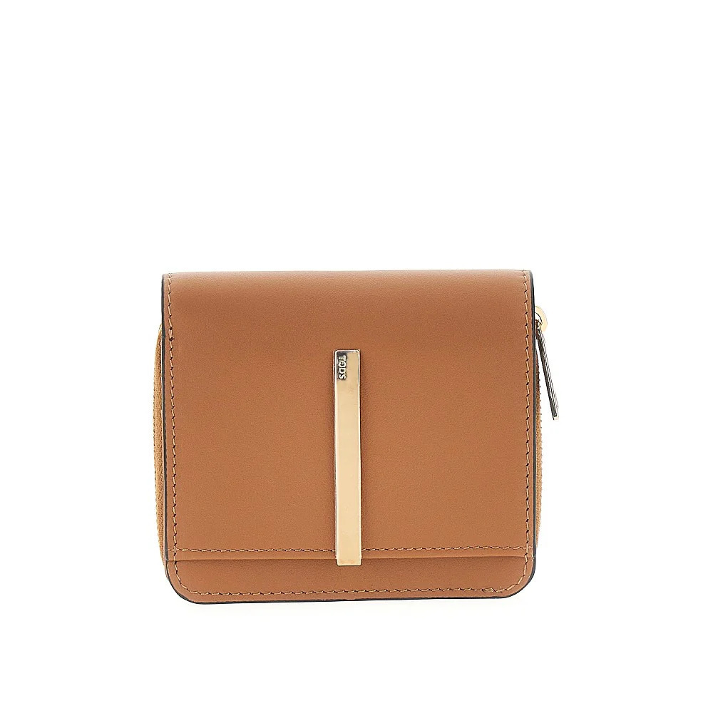Tods Leather Small Bi-Fold Wallet
